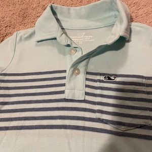 Vineyard Vines short sleeve blue cotton polo